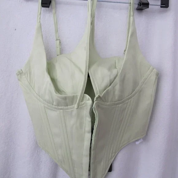 NWT - PrettyLittleThing Halter Neck Corset Top - Picture 4 of 13